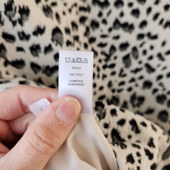 Ann Taylor Loft Pencil Dress Leopard Print Cheetah Career Professional Petite 0 - Picture 8 of 8